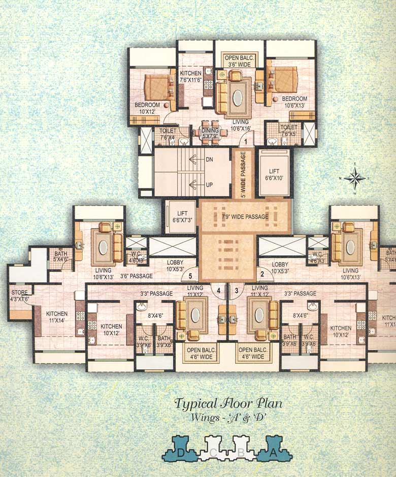 Location Plan - Ekta Meadows, Kandivali East